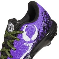adidas Youth Adizero Electric 2.0 TPU SE Spiderman Molded Baseball Cleat, Purple/Black