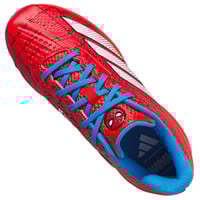 adidas Youth Adizero Electric 2.0 TPU SE Spiderman Molded Baseball Cleat, Red/Blue
