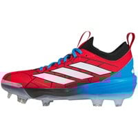 adidas Mens Adizero Impact TPU 2.0 SE Spiderman Molded Baseball Cleat, Red/Blue