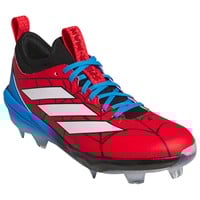 adidas Mens Adizero Impact TPU 2.0 SE Spiderman Molded Baseball Cleat, Red/Blue