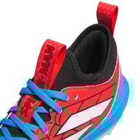 adidas Mens Adizero Impact TPU 2.0 SE Spiderman Molded Baseball Cleat, Red/Blue