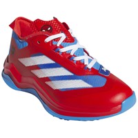 adidas Youth Adizero Impact SE Spiderman Baseball Turfs, Red/Blue