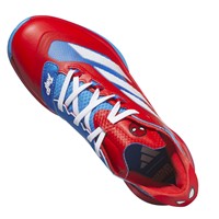 adidas Youth Adizero Impact SE Spiderman Baseball Turfs, Red/Blue