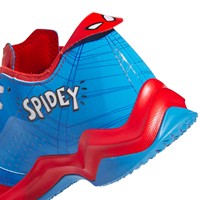 adidas Youth Adizero Impact SE Spiderman Baseball Turfs, Red/Blue