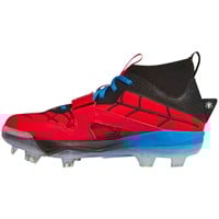 adidas Mens Adizero Edge+ SE Spiderman Metal Baseball Cleat, Red/Blue