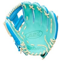 Wilson A2K 1786 11.5 Baseball Glove (WBW104147115), Green/Blue