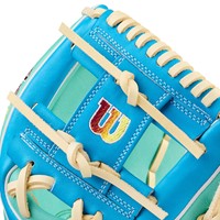 Wilson A2K 1786 11.5 Baseball Glove (WBW104147115), Green/Blue