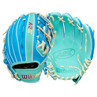 Wilson A2K 1786 11.5 Baseball Glove (WBW104147115), Green/Blue