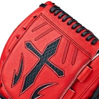 Wilson A2K B23 12 Baseball Glove (WBW10414912), Red/Black