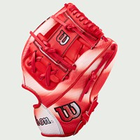 Wilson A2000 Zach Neto SS G M 11.75 Baseball Glove (WBW1041341175), Red/White