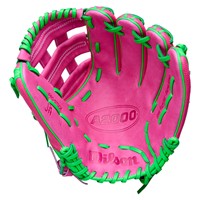 Wilson A2000 Jose Ramirez Game Model 12 Baseball Glove (WBW10413512), Pink/Green