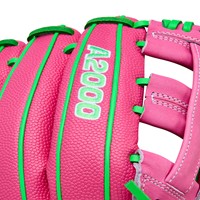 Wilson A2000 Jose Ramirez Game Model 12 Baseball Glove (WBW10413512), Pink/Green