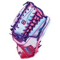 Wilson A2000 OT7 SuperSkin 12.75 Baseball Glove (WBW1041361275), Pink/Blue