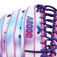 Wilson A2000 OT7 SuperSkin 12.75 Baseball Glove (WBW1041361275), Pink/Blue