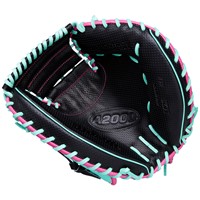 Wilson A2000 M23 SuperSkin 33.5 Baseball Catchers Glove (WBW104142335), Black/Green