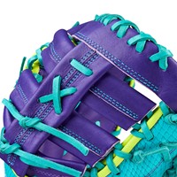 Wilson A2000 1612 SuperSkin 12 1st Base Baseball Glove (WBW10414012), Purple