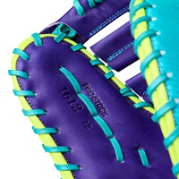 Wilson A2000 1612 SuperSkin 12 1st Base Baseball Glove (WBW10414012), Purple