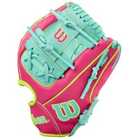 Wilson A2000 DP15 Pedroia Fit 11.5 Baseball Glove (WBW104143115), Green/Yellow