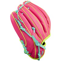 Wilson A2000 DP15 Pedroia Fit 11.5 Baseball Glove (WBW104143115), Green/Yellow