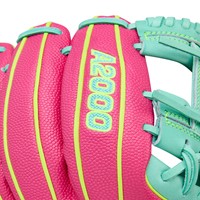 Wilson A2000 DP15 Pedroia Fit 11.5 Baseball Glove (WBW104143115), Green/Yellow
