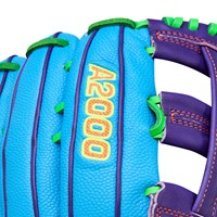 Wilson A2000 PF50 Pedroia Fit 12.25 Baseball Glove (WBW1041461225), Purple