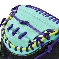 Wilson A2000 PF33 Pedroia Fit 33 Baseball Catchers Glove (WBW10414533), Green/Black/Yellow