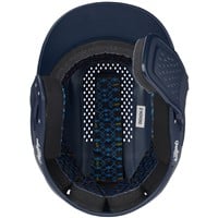 Rawlings RX2 Series Batting Helmet w/ Reversible & Adjustable Jaw Guard, Navy