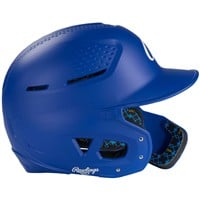 Rawlings RX2 Series Batting Helmet w/ Reversible & Adjustable Jaw Guard, Royal