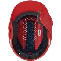 Rawlings RX2 Series Batting Helmet w/ Reversible & Adjustable Jaw Guard, Scarlet
