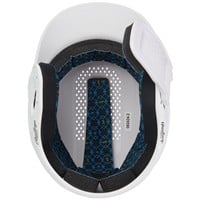 Rawlings RX2 Series Batting Helmet w/ Reversible & Adjustable Jaw Guard, White