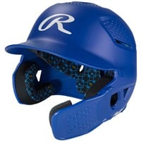 Rawlings RX2 Series Batting Helmet w/ Reversible & Adjustable Jaw Guard, Royal
