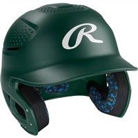 Rawlings RX2 Series Matte Batting Helmet, Dark Green