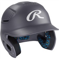 Rawlings RX2 Series Matte Batting Helmet, Charcoal