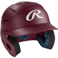 Rawlings RX2 Series Matte Batting Helmet, Maroon