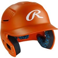 Rawlings RX2 Series Matte Batting Helmet, Orange