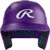Rawlings RX2 Series Matte Batting Helmet, Purple