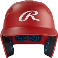 Rawlings RX2 Series Matte Batting Helmet, Scarlet