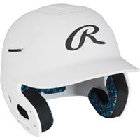 Rawlings RX2 Series Matte Batting Helmet, White