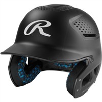 Rawlings RX2 Series Matte Batting Helmet, Black