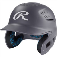 Rawlings RX2 Series Matte Batting Helmet, Charcoal