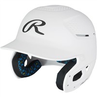 Rawlings RX2 Series Matte Batting Helmet, White