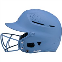 Rawlings RX2 Series Matte Fastpitch Batting Helmet, Blue