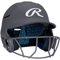 Rawlings RX2 Series Matte Fastpitch Batting Helmet, Charcoal