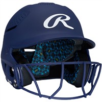 Rawlings RX2 Series Matte Fastpitch Batting Helmet, Navy