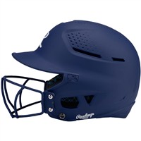 Rawlings RX2 Series Matte Fastpitch Batting Helmet, Navy