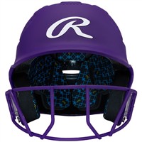 Rawlings RX2 Series Matte Fastpitch Batting Helmet, Purple