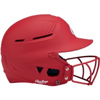 Rawlings RX2 Series Matte Fastpitch Batting Helmet, Scarlet