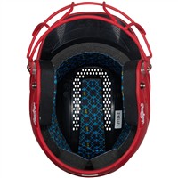 Rawlings RX2 Series Matte Fastpitch Batting Helmet, Scarlet