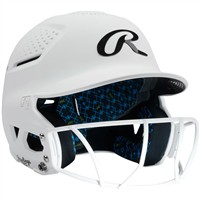 Rawlings RX2 Series Matte Fastpitch Batting Helmet, White