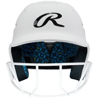 Rawlings RX2 Series Matte Fastpitch Batting Helmet, White